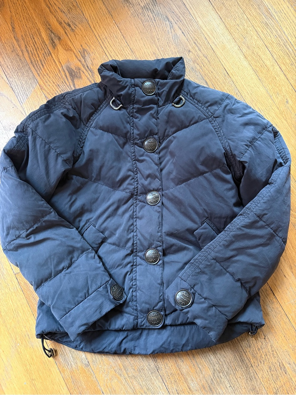 UGG short quilted down puffer jacket